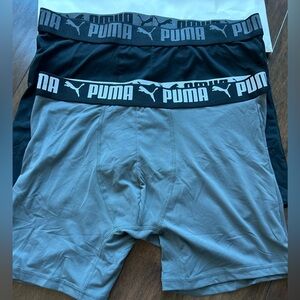 Puma performance Intense Power Men Microfiber boxer  Brief black +gray